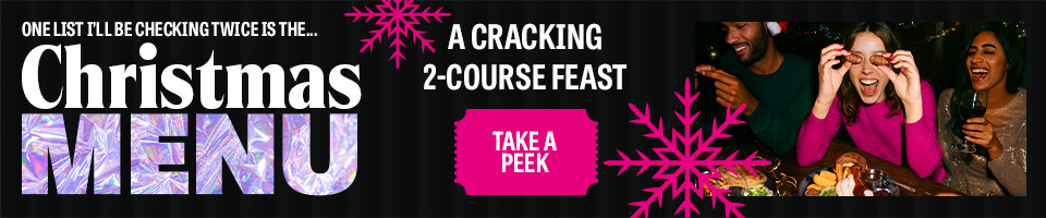 Festive menu at The Duke Of Devonshire