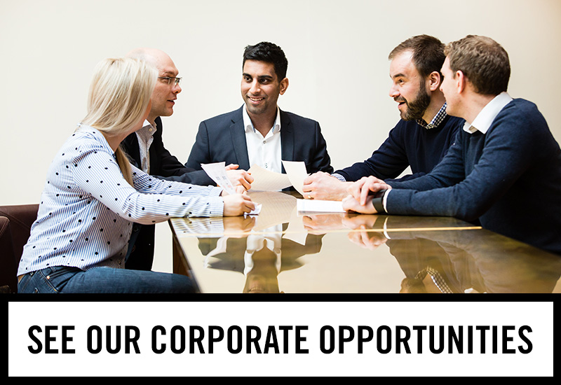 Corporate opportunities at The Duke Of Devonshire